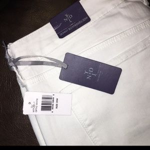 NYDJ Skinny Boyfriend Jeans in Optic White NWT